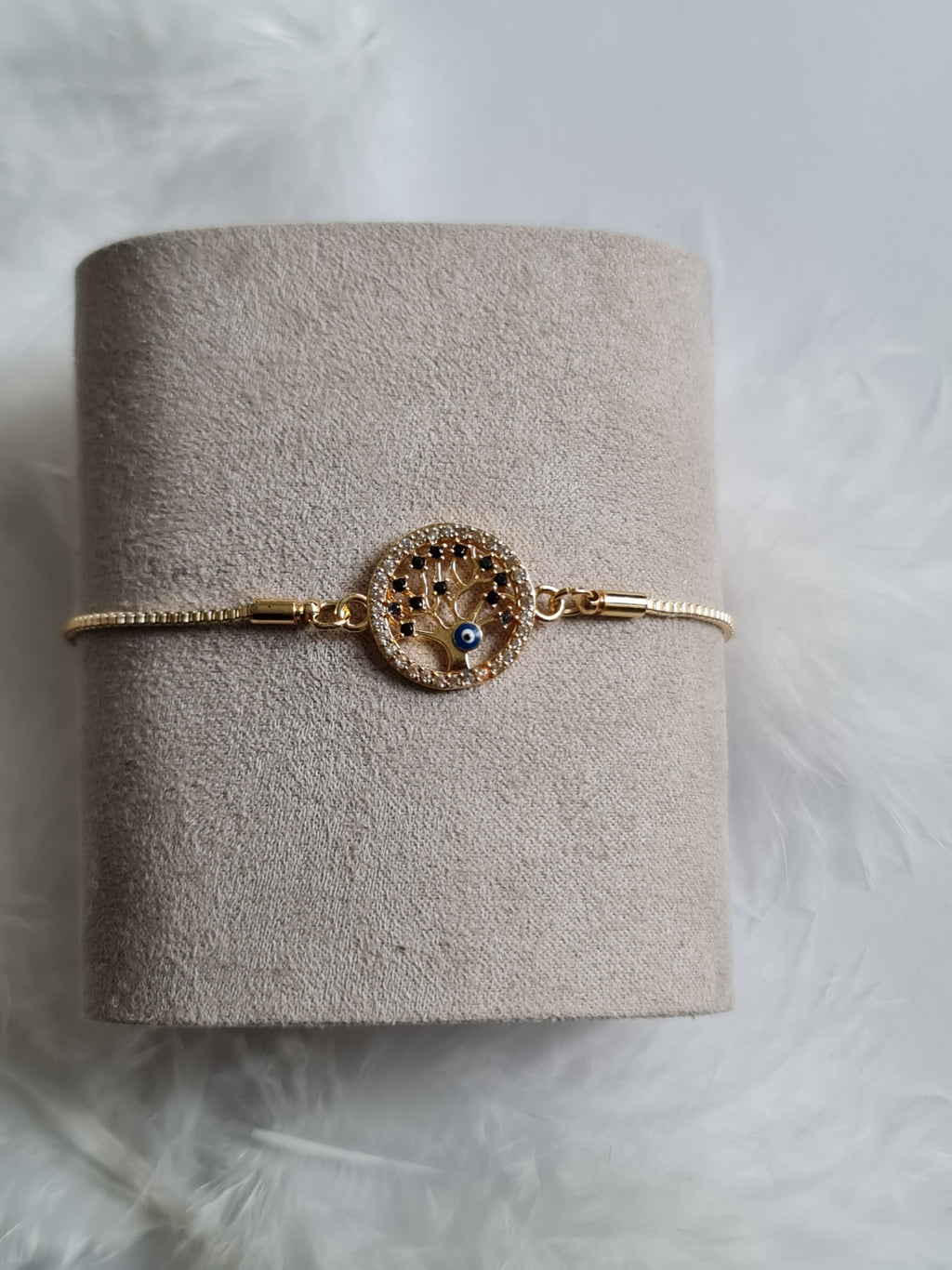 Gold Tree of Life adjustable bracelet