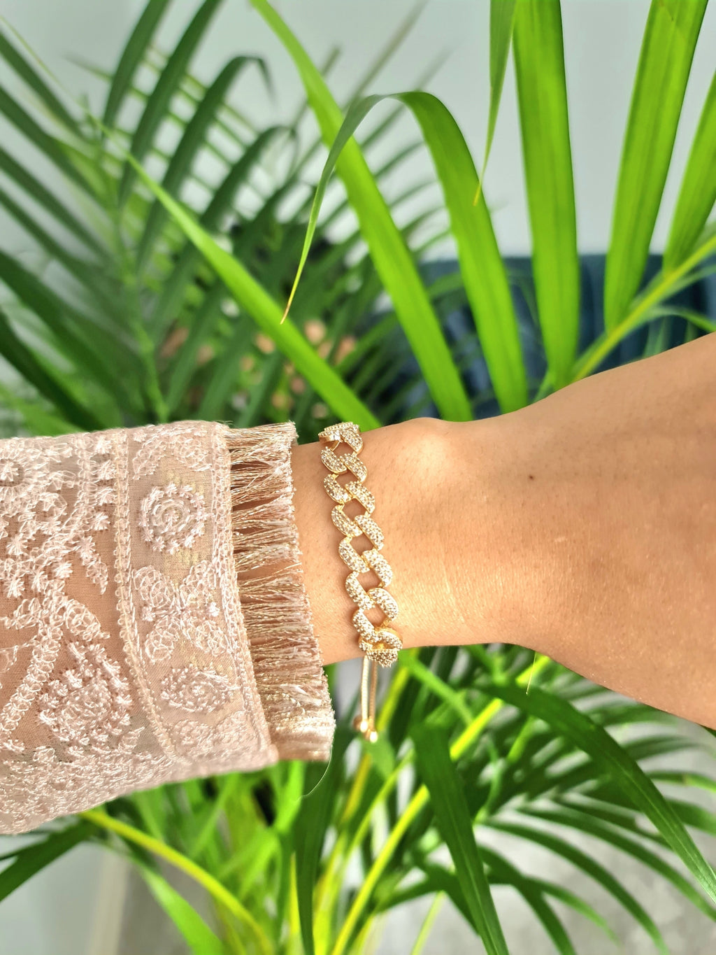Gold Rope adjustable bracelet