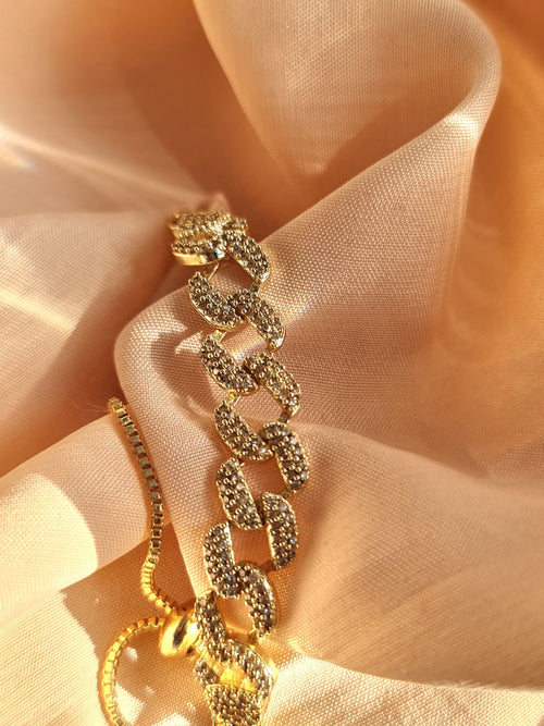 Gold Rope adjustable bracelet