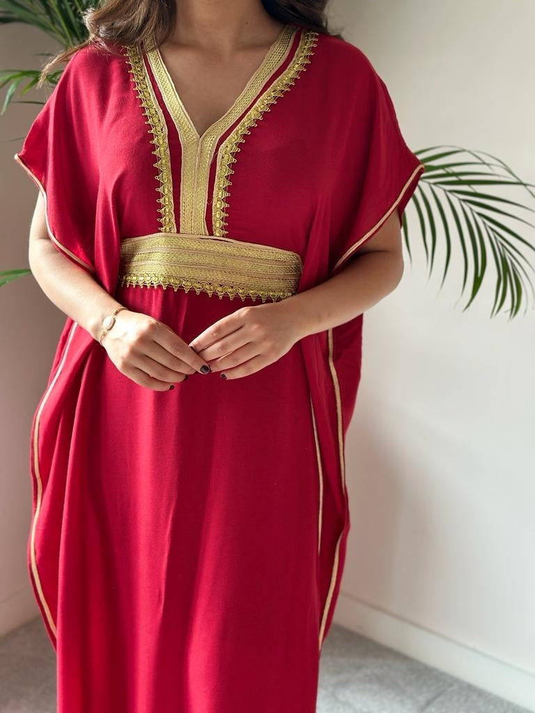 Moroccan Red Gandoura