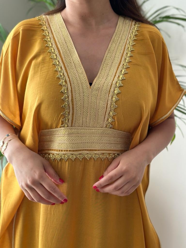 Moroccan Yellow mustard Gandoura