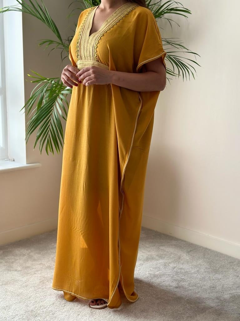 Moroccan Yellow mustard Gandoura