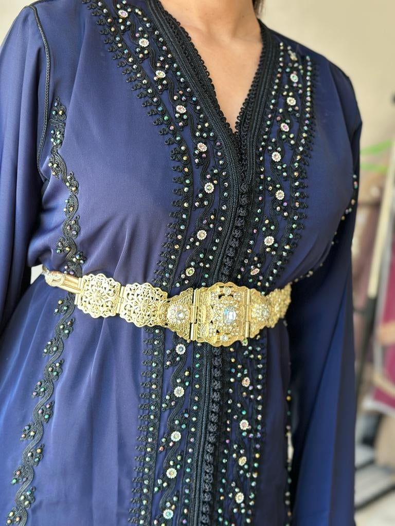 Takchita in Midnight Blue with matching Belt