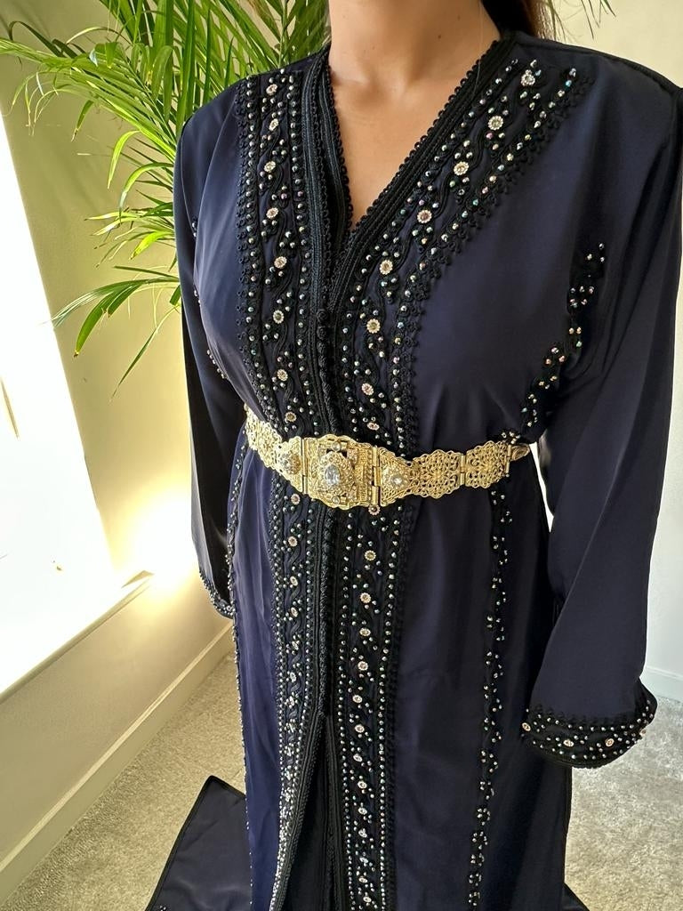 Takchita in Midnight Blue with matching Belt