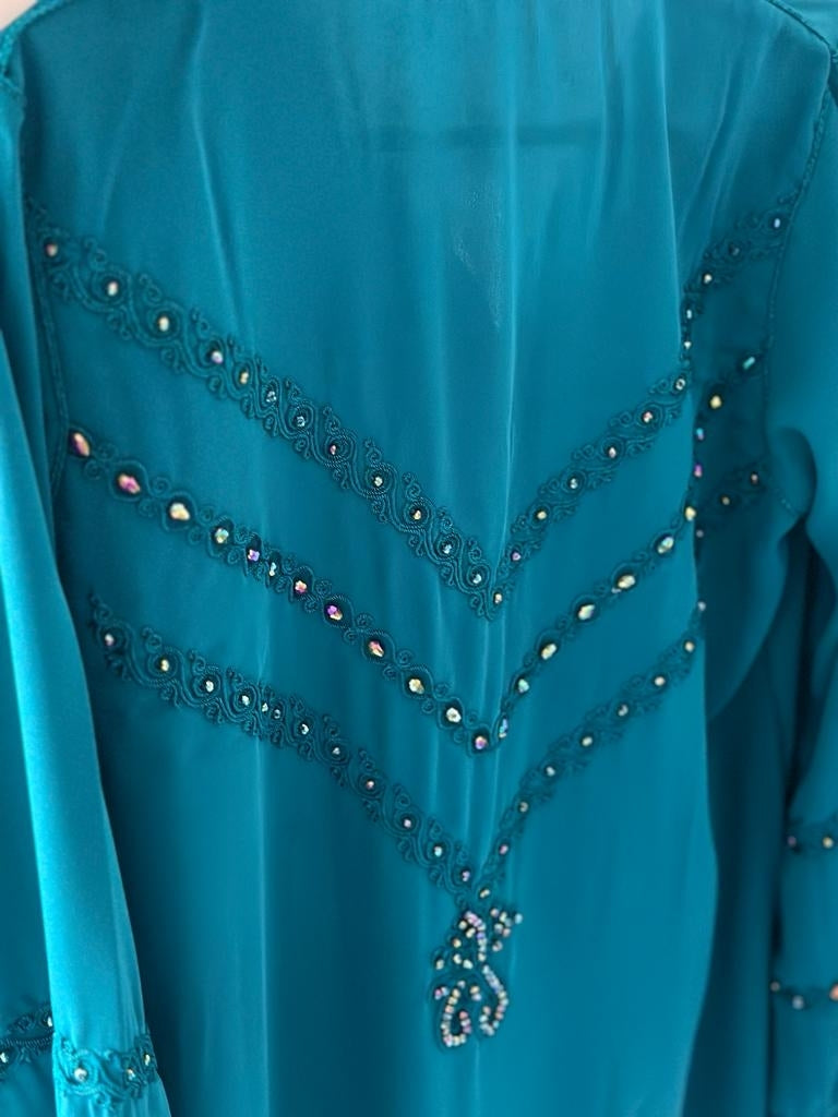 Kaftan El Anaka in Teal