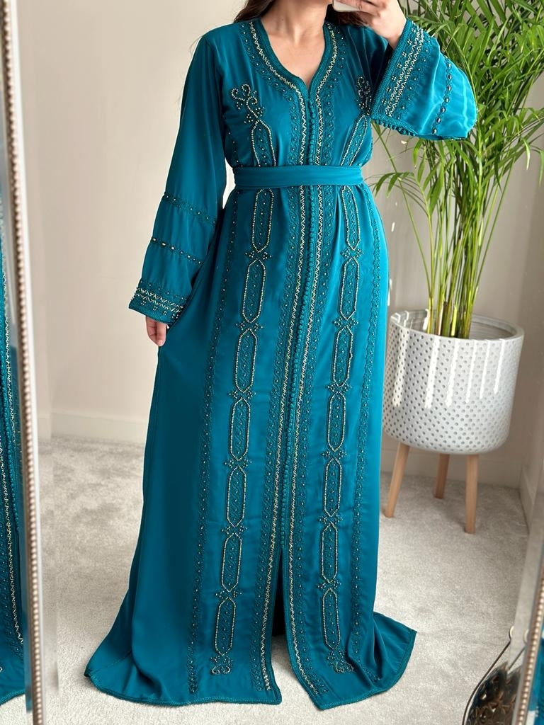 Kaftan El Anaka in Teal
