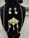 Traditional Moroccan Necklace And Earrings -Set