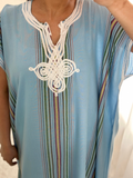 Sky Blue Moroccan Gandoura