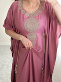 Premium Gandoura in Summer Pink with belt