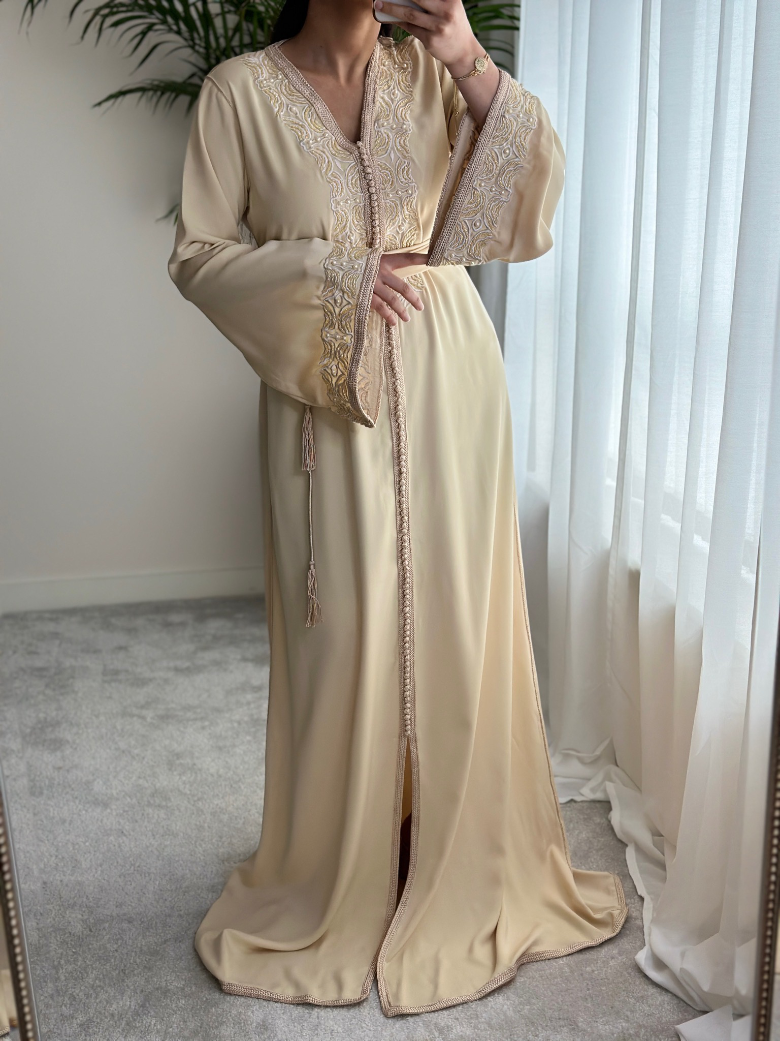 Kaftan Hareem In Cream