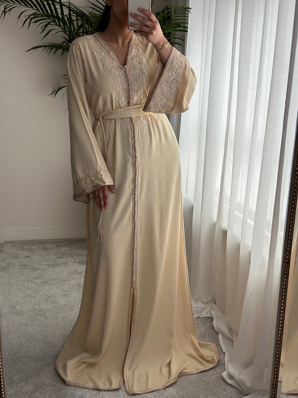 Kaftan Hareem In Cream