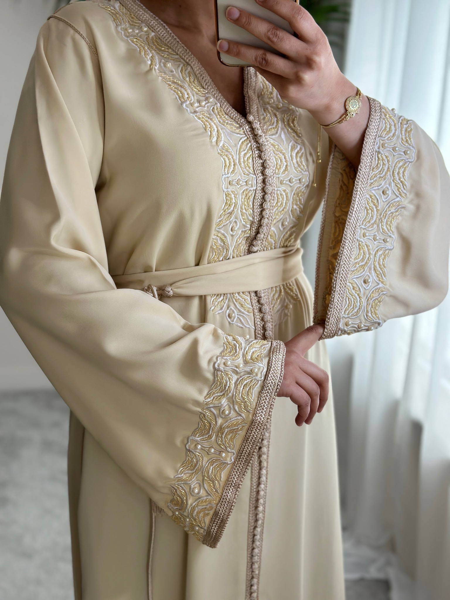 Kaftan Hareem In Cream