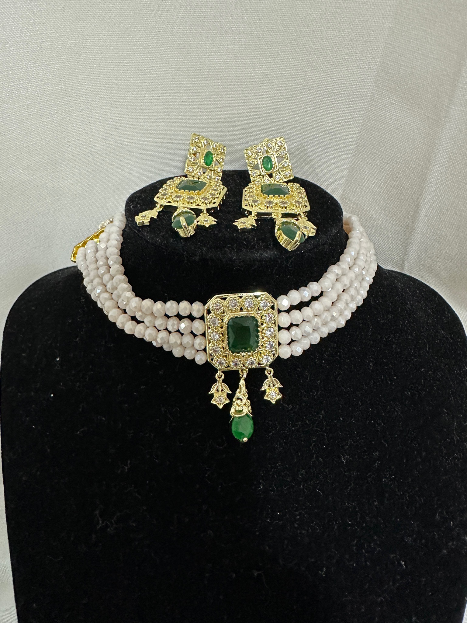 Traditional Moroccan Necklace-Earrings Set