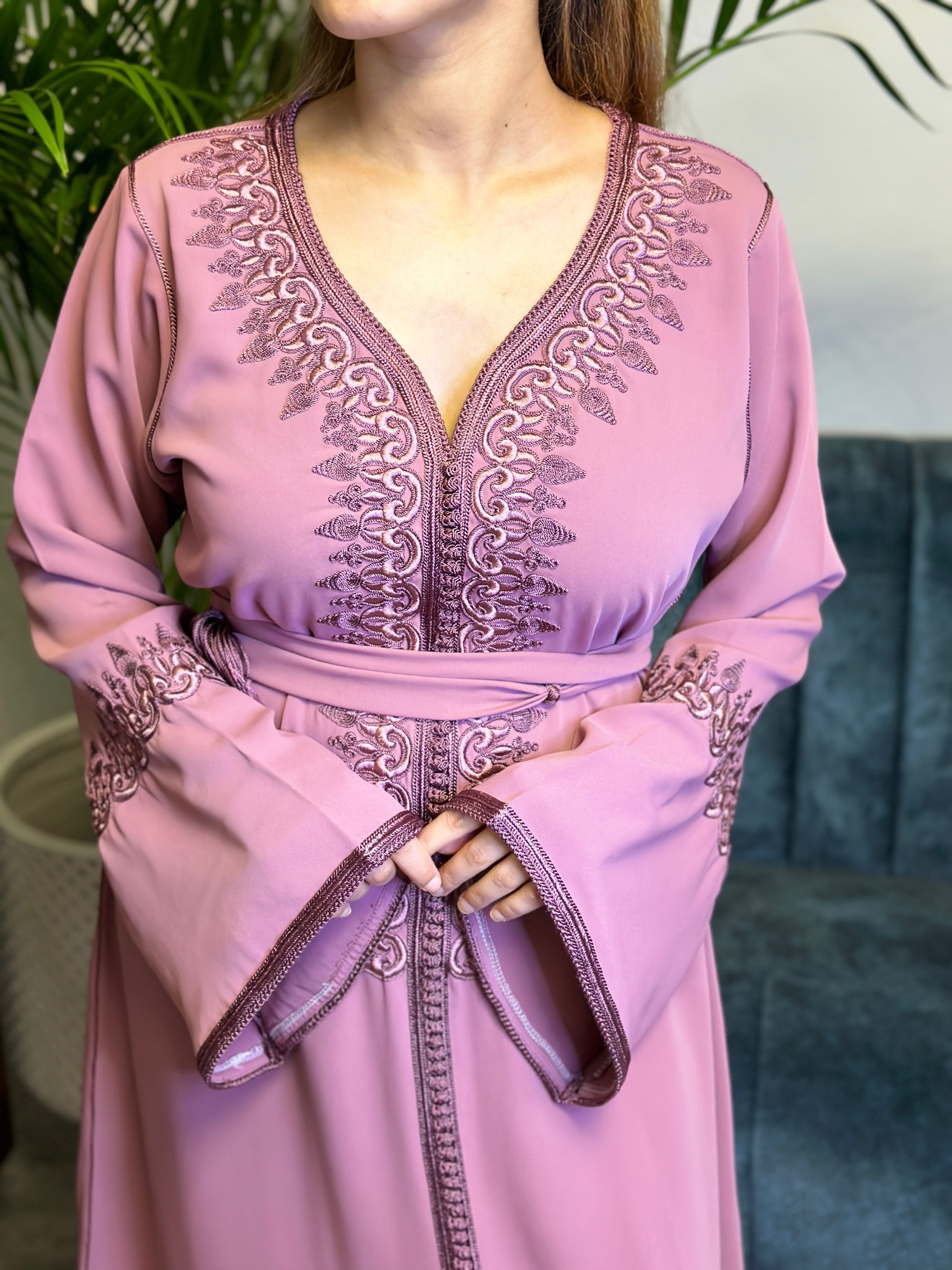 Kaftan Hareem in Wild Orchid