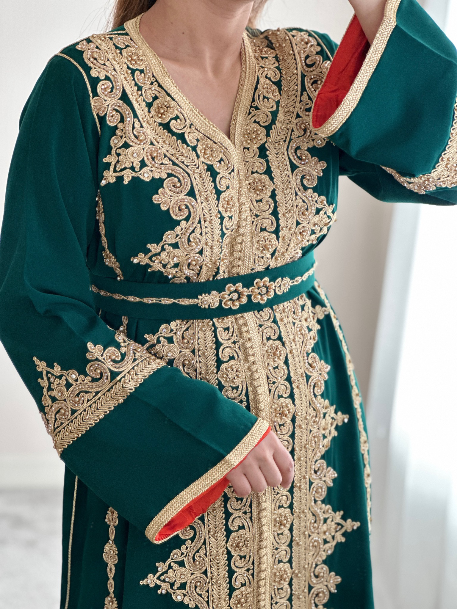 Kaftan AMAR in Green