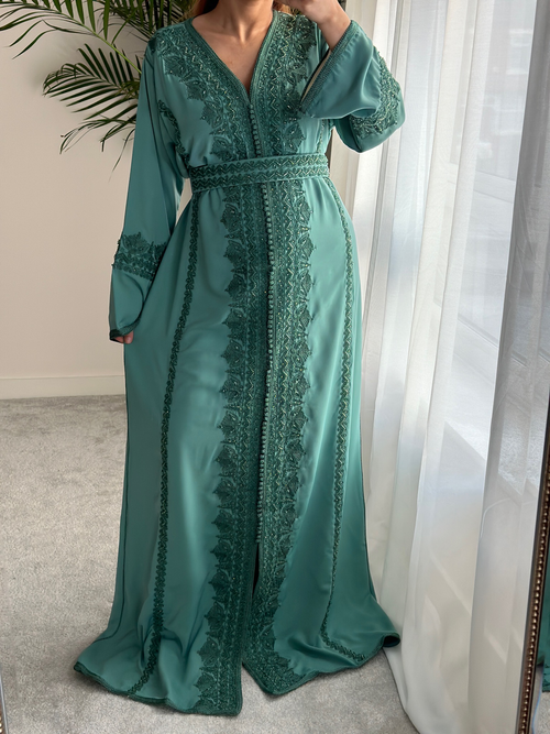 Kaftan AHLAM in Persian Green