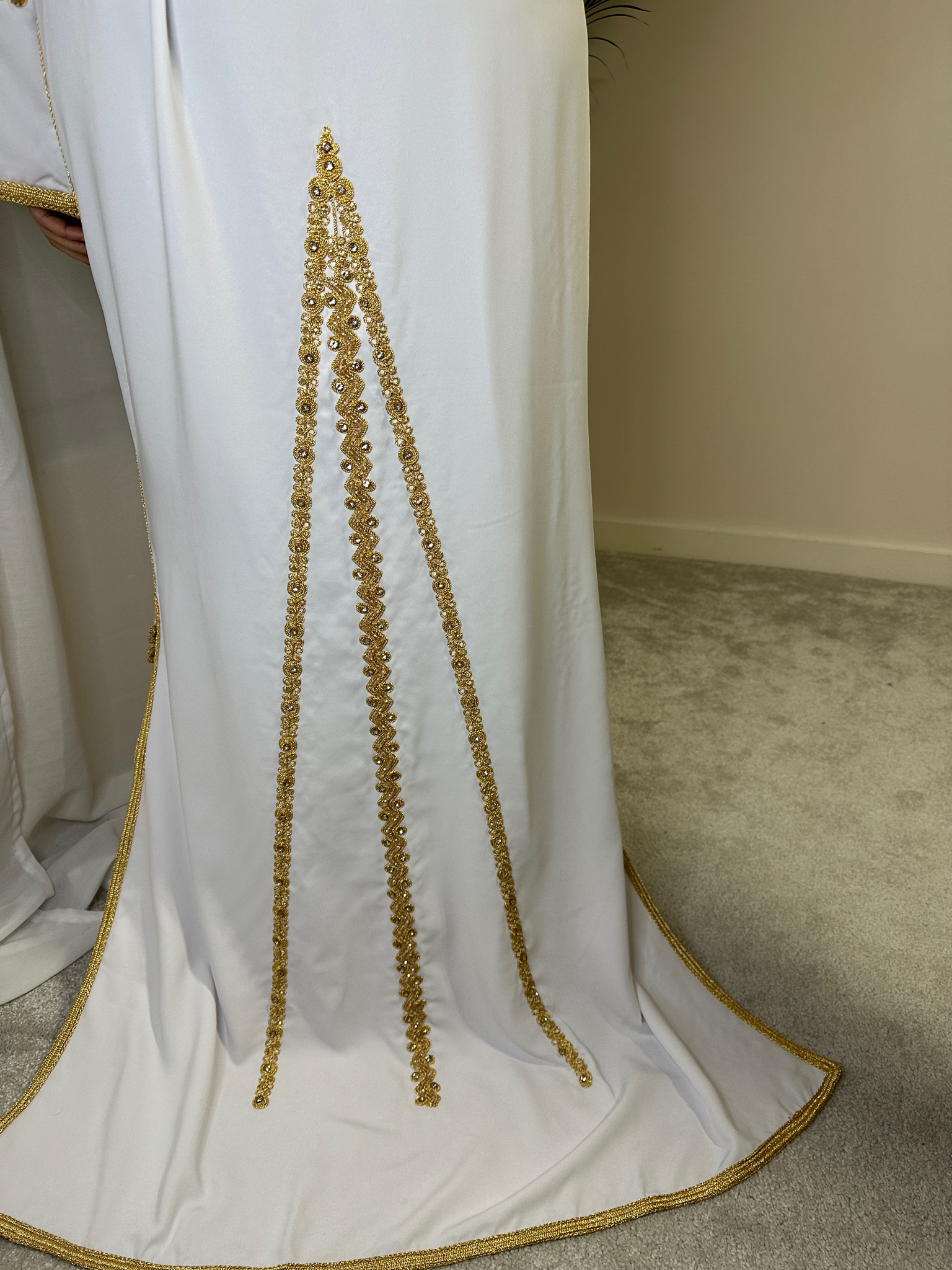 Kaftan AHLAM in Bridal White