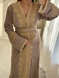 Kaftan AHLAM in Mocha colour