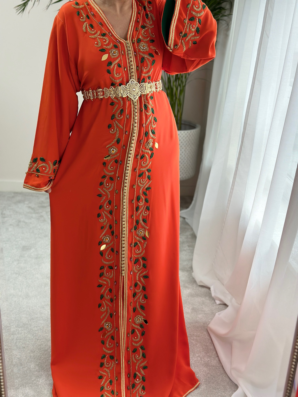 Kaftan Rayhan in Orange