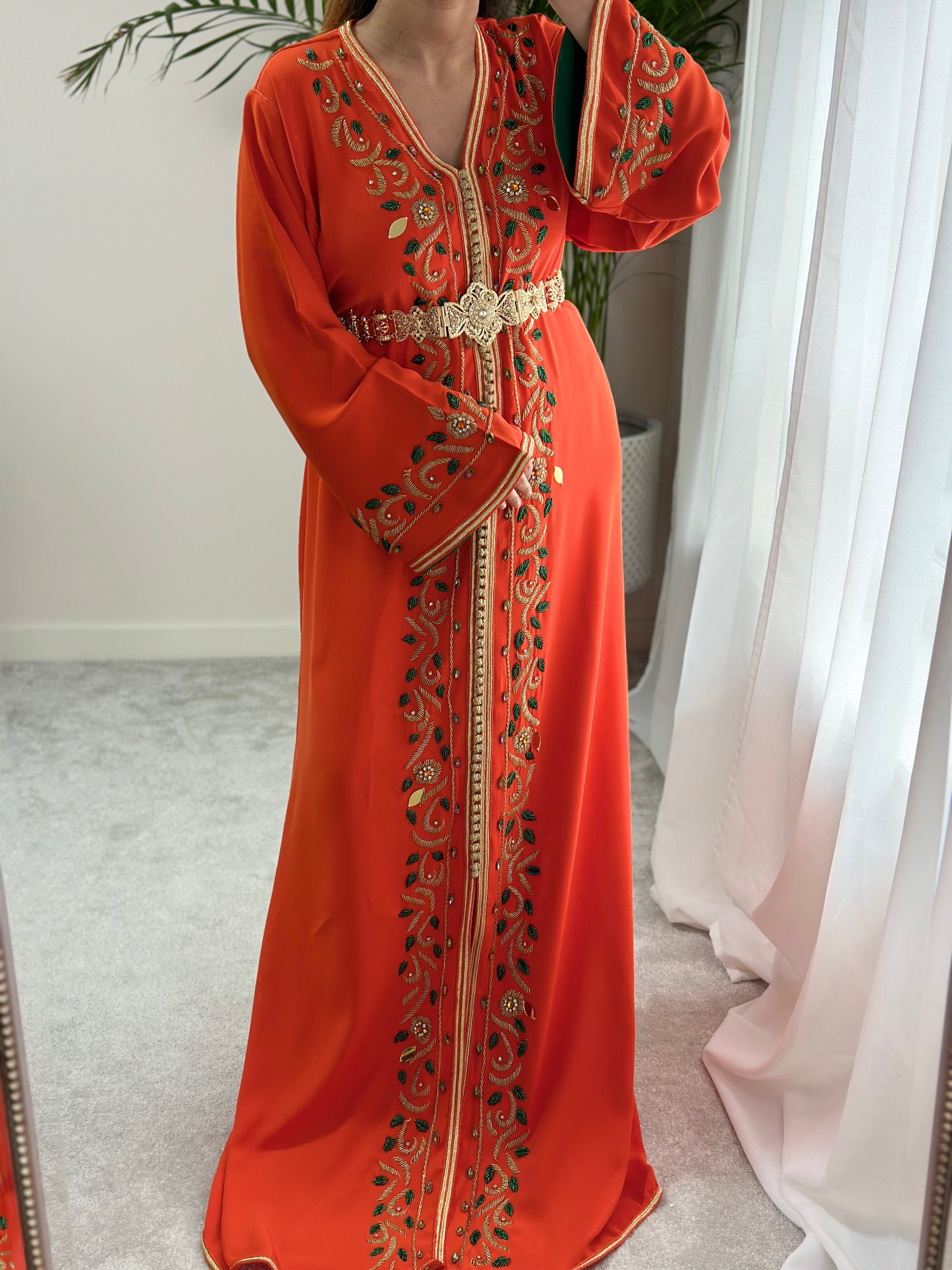 Kaftan Rayhan in Orange