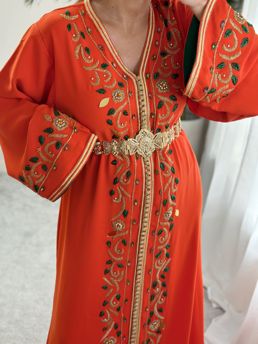 Kaftan Rayhan in Orange