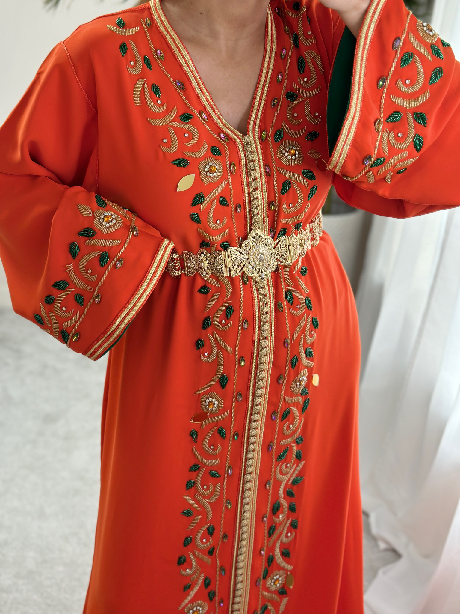 Kaftan Rayhan in Orange