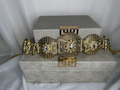 Moroccan Gold Belt With White Stone