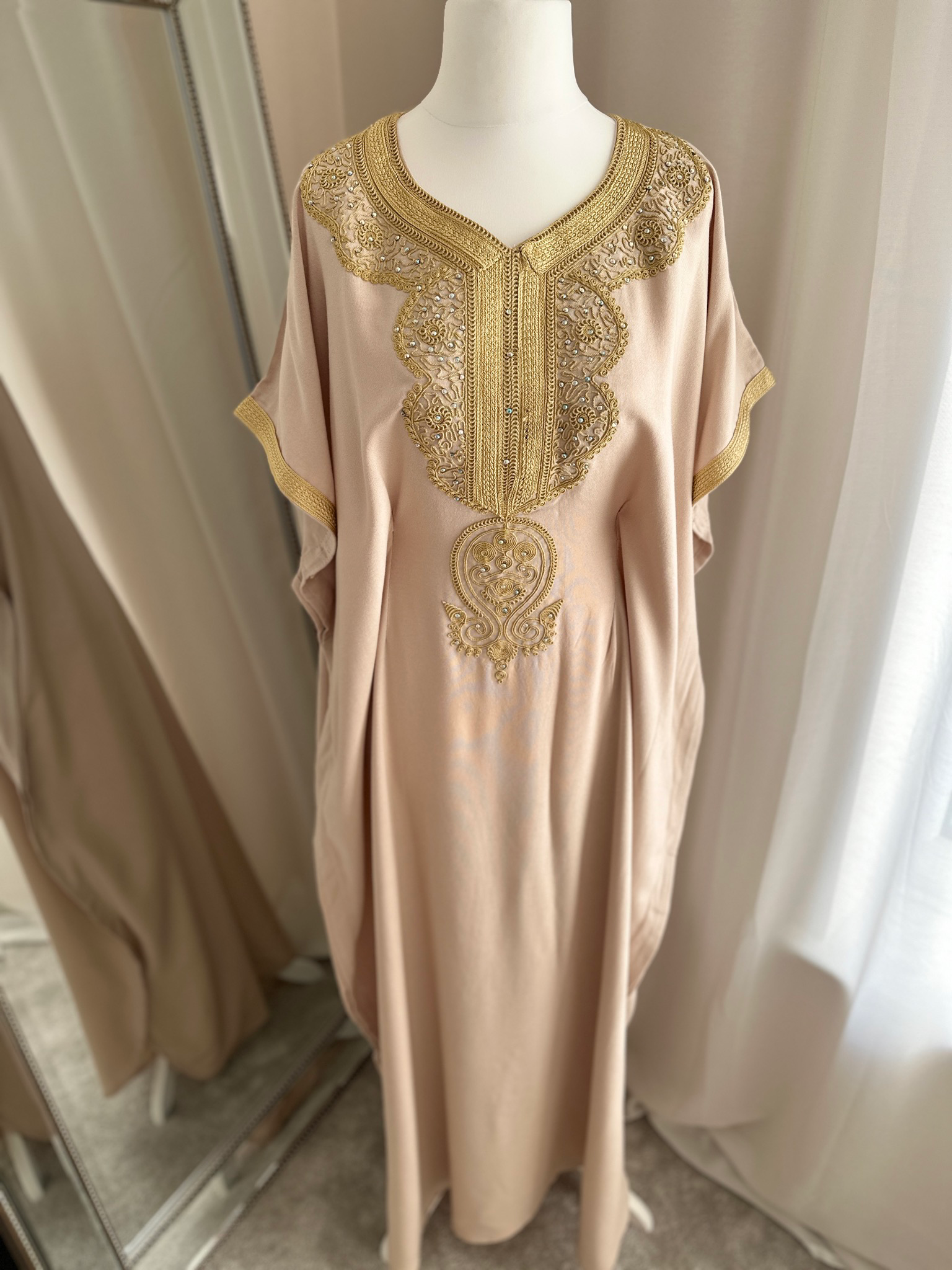 Premium Gandoura In Nude