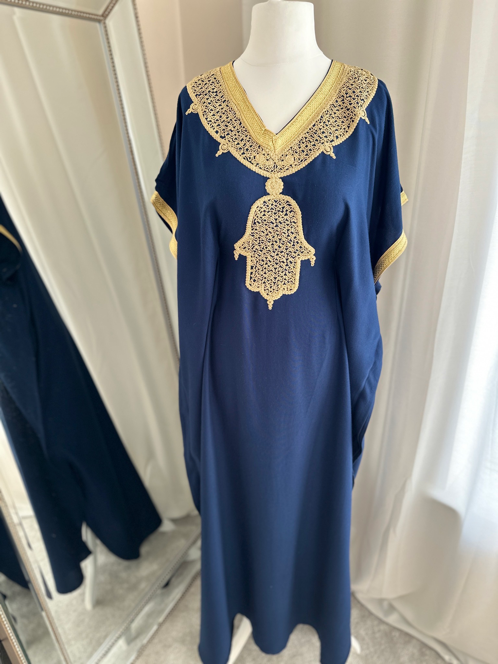 Premium Gandoura In Navy Blue
