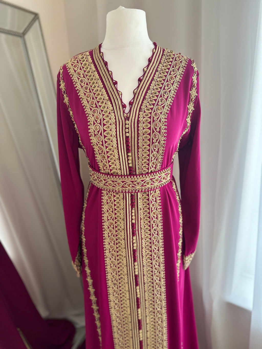 Kaftan Leyla In Deep Pink
