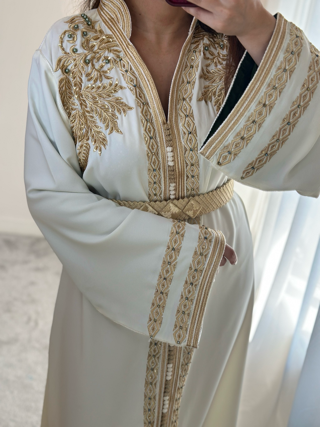 Kaftan INES In White