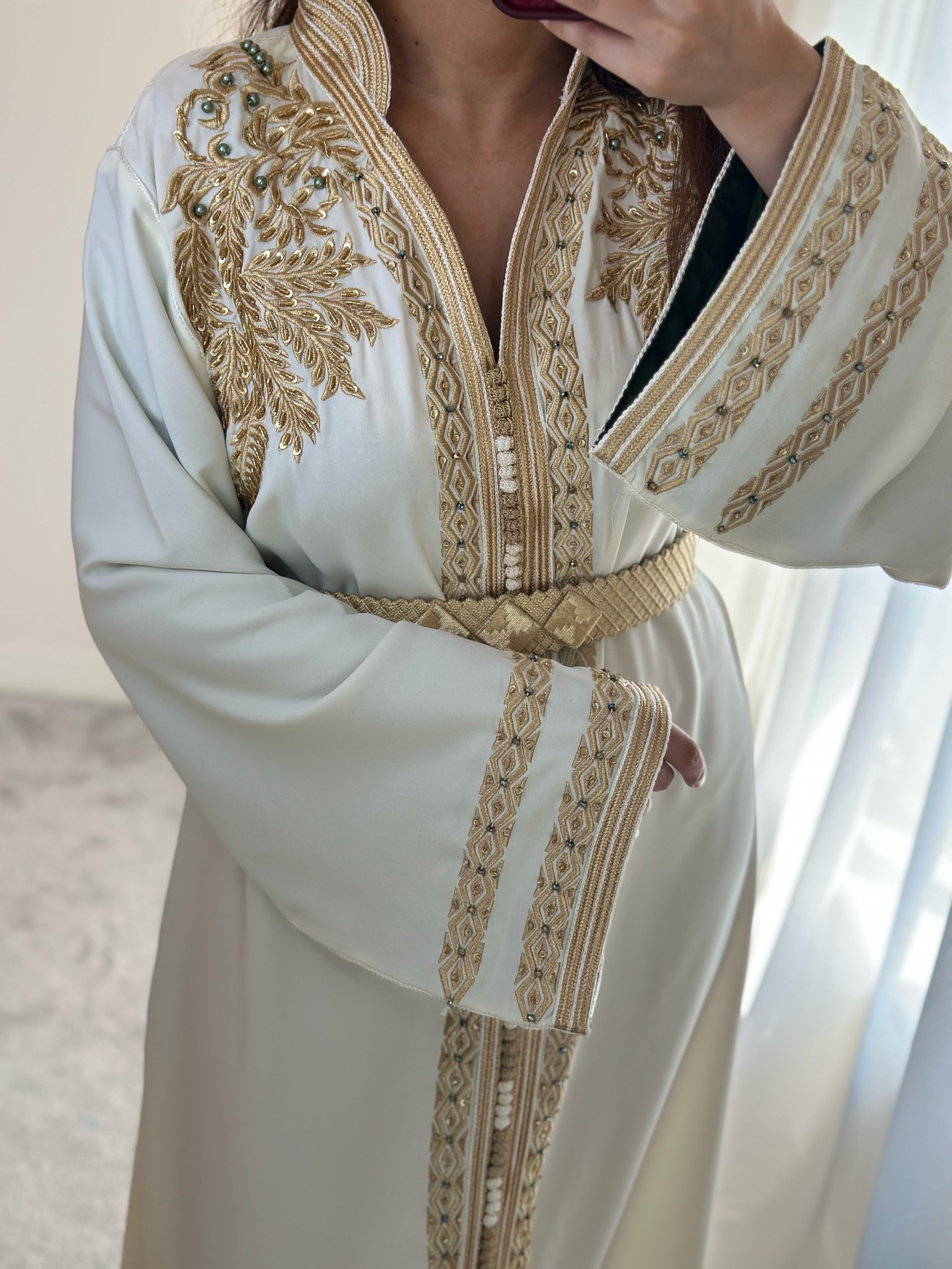 Kaftan INES In White