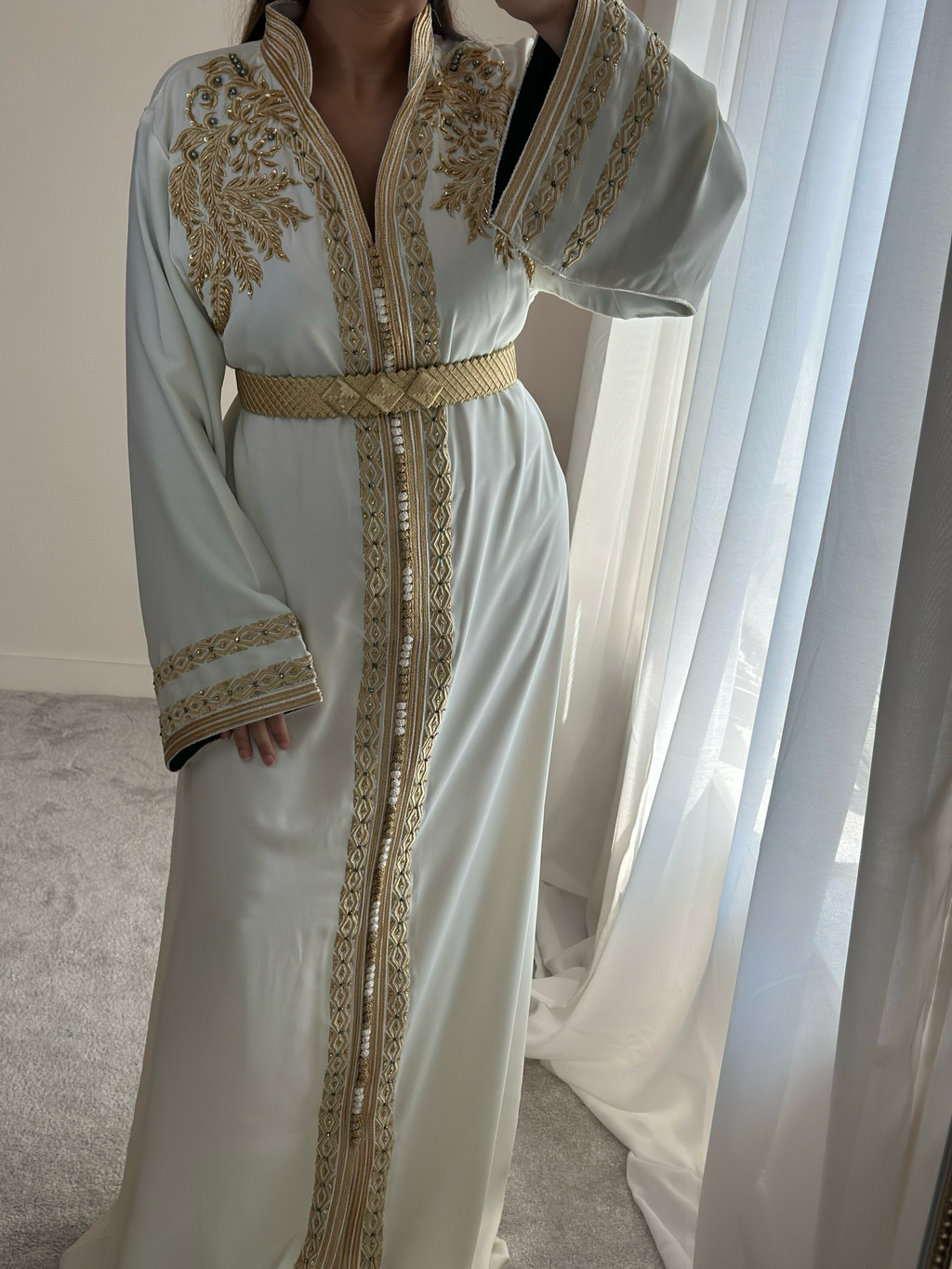 Kaftan INES In White