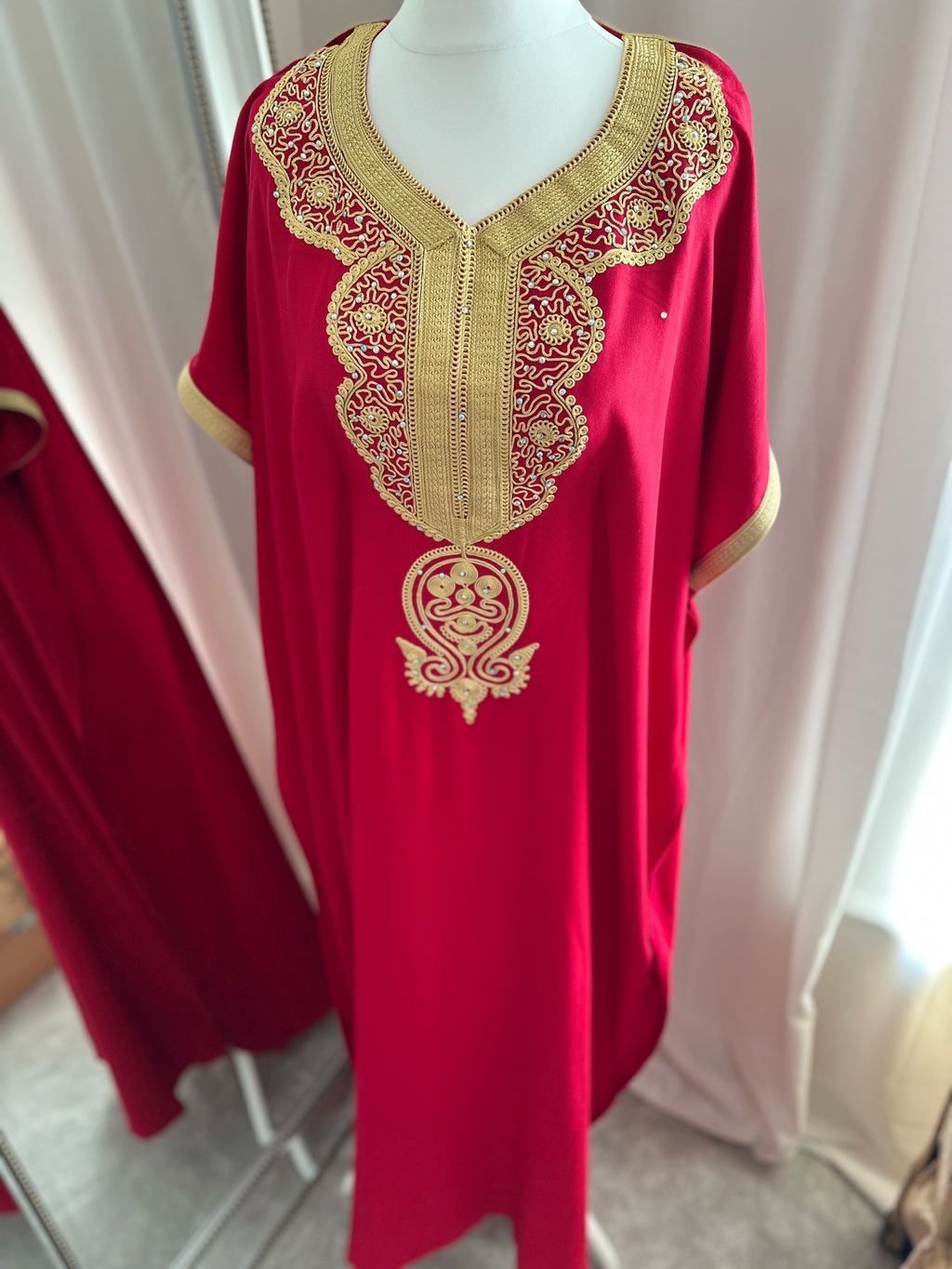 Premium Gandoura In Red