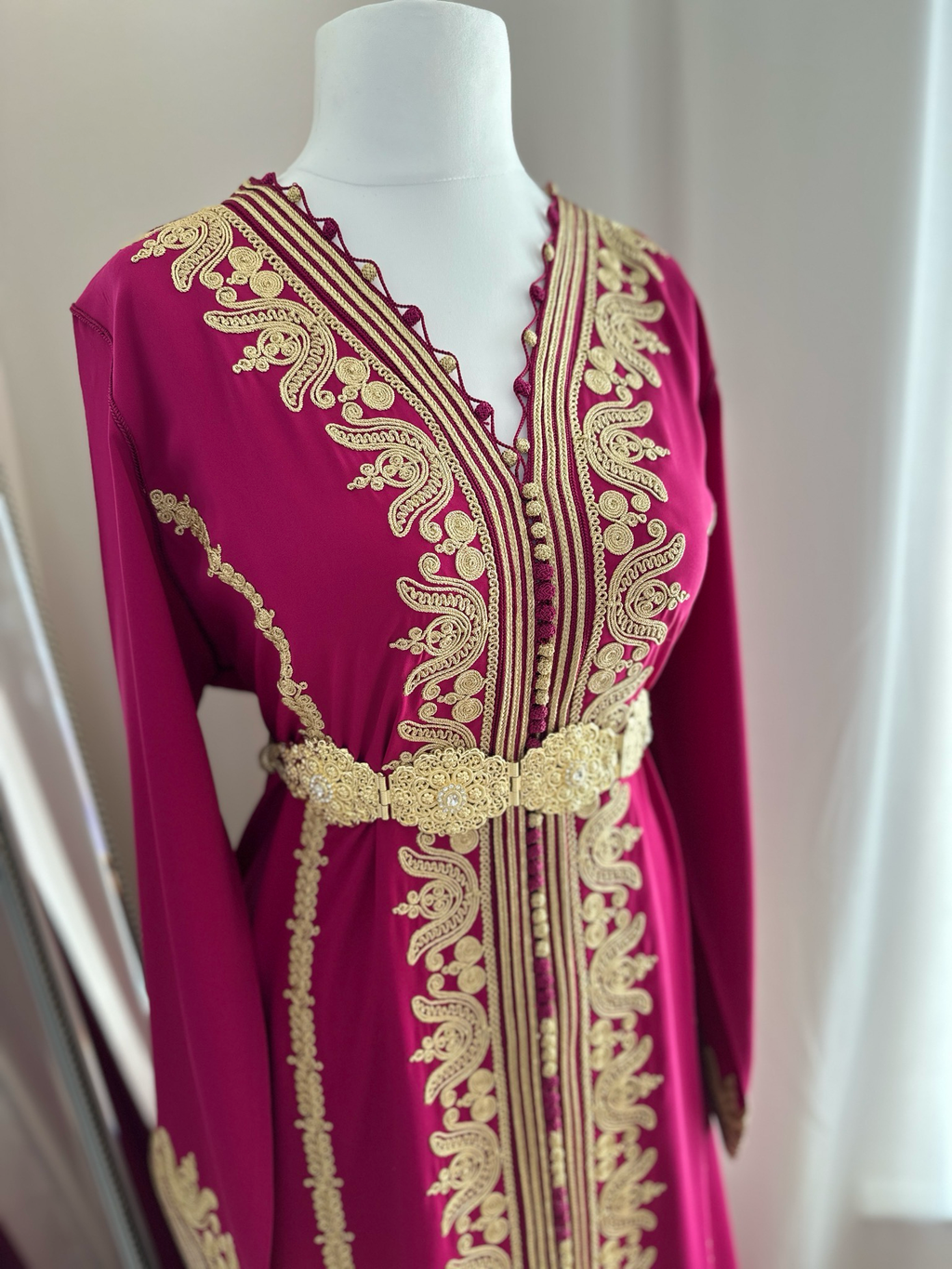 Kaftan HAJAR In Barbie Pink