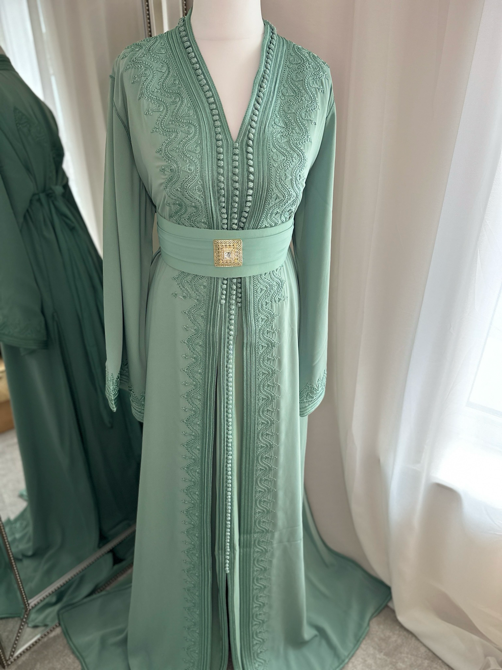 Takchita Hareem In Sage Green