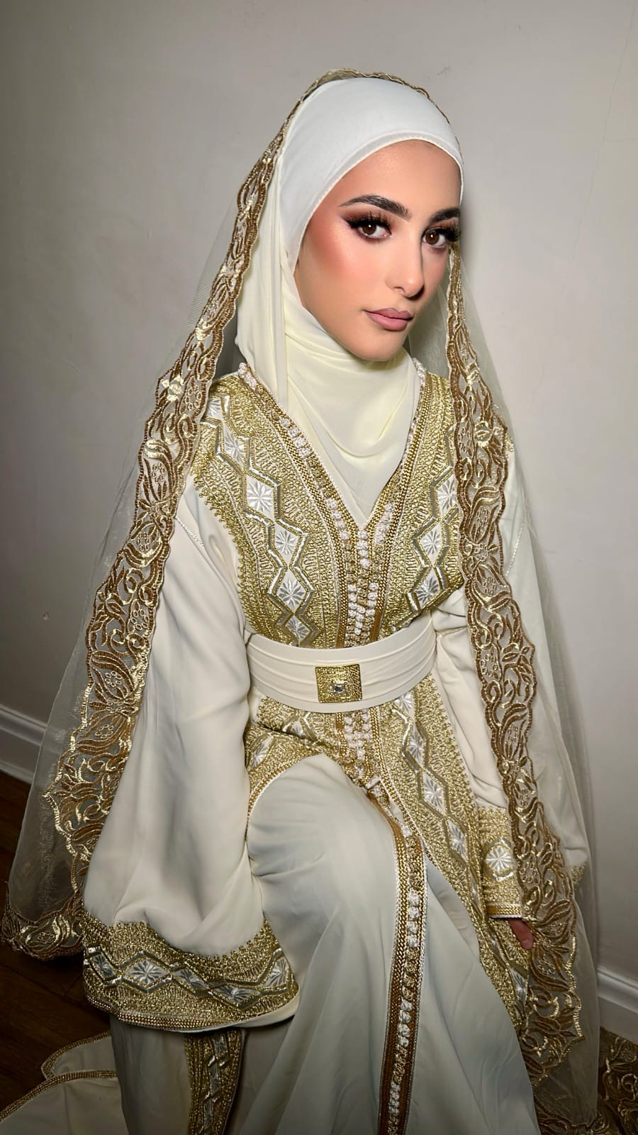 Bridal White Takchita