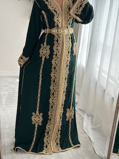 Kaftan Amira in Royal Green