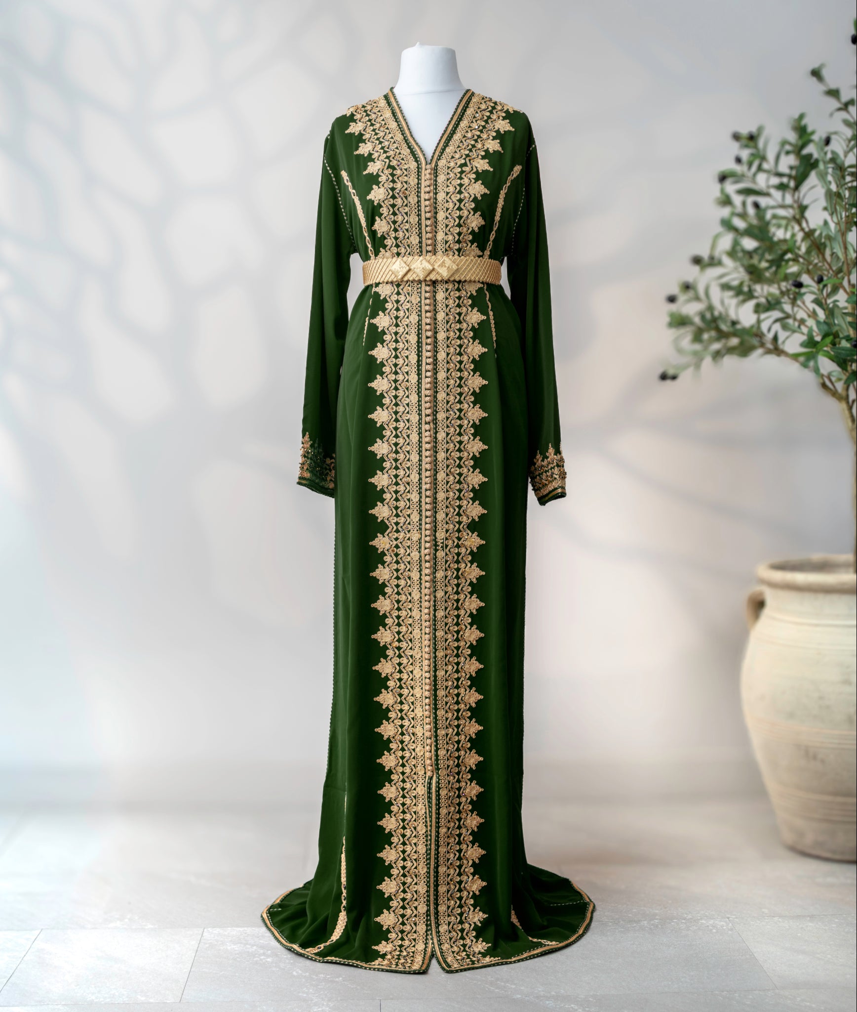 Kaftan Yamna in Green