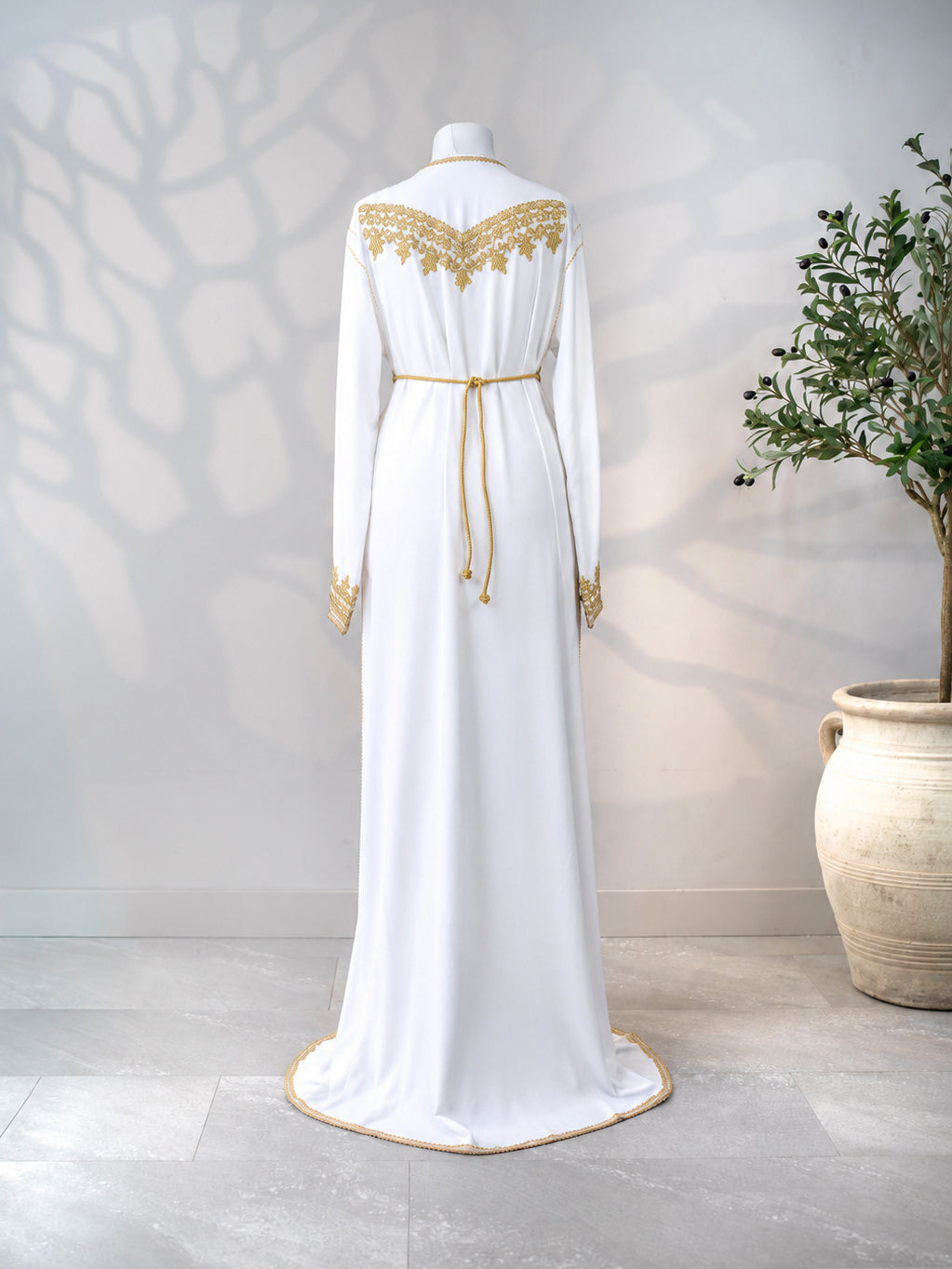 kaftan Yamna in white