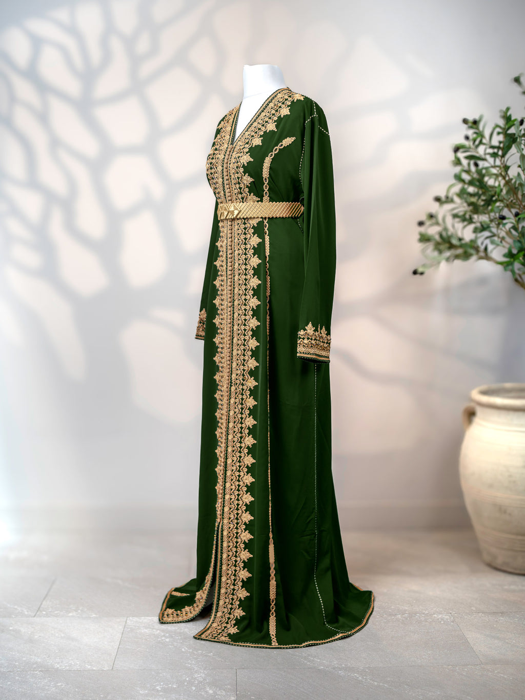 Kaftan Yamna in Green