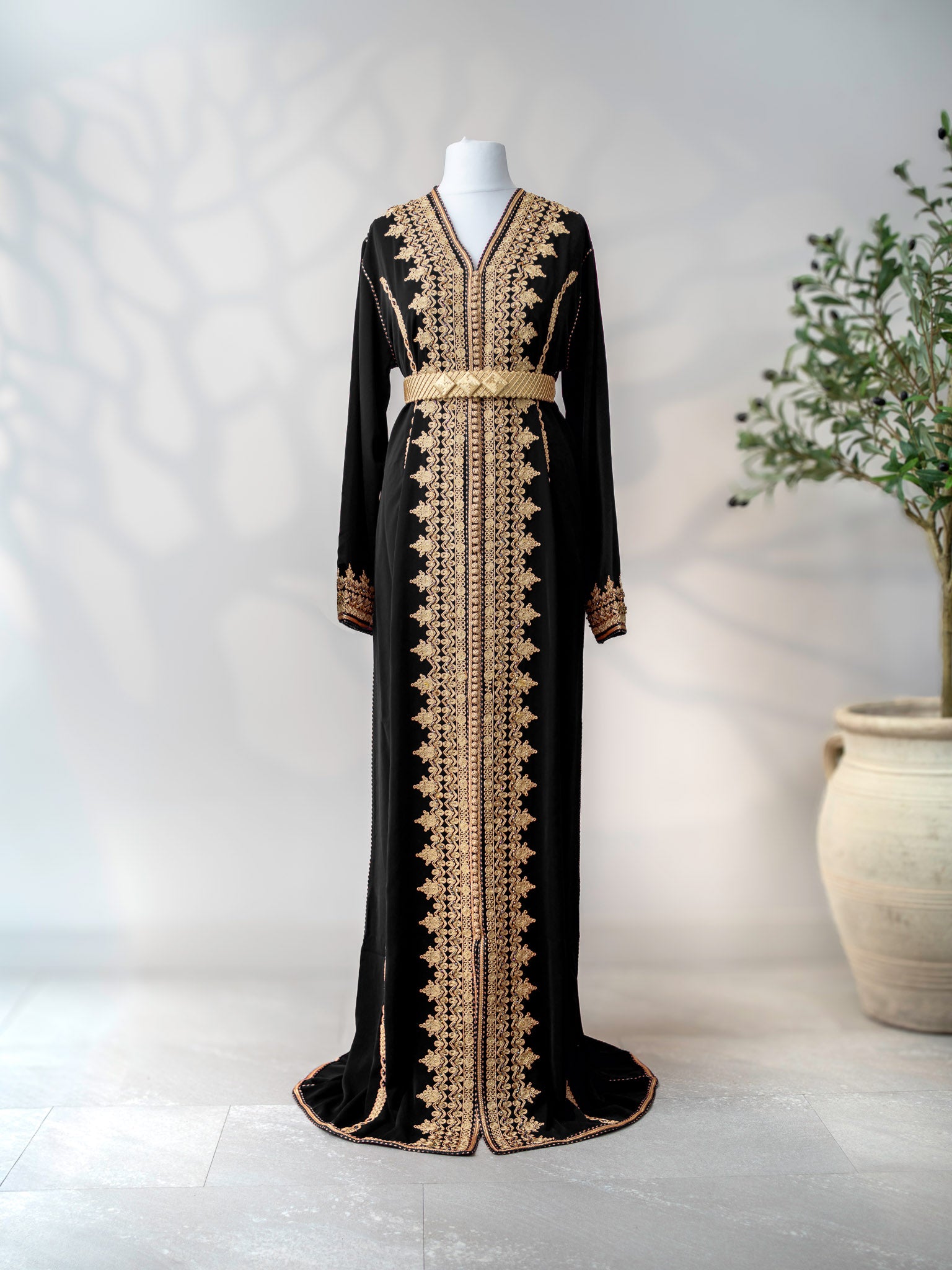 Kaftan Yamna in Black