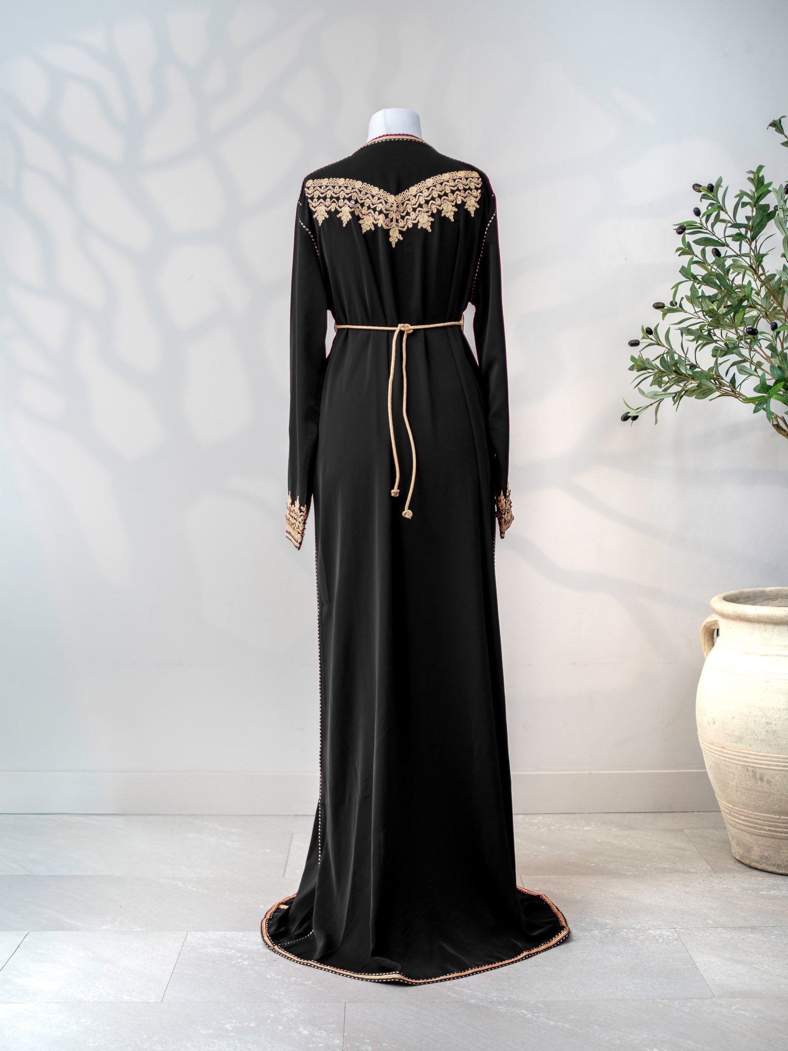 Kaftan Yamna in Black