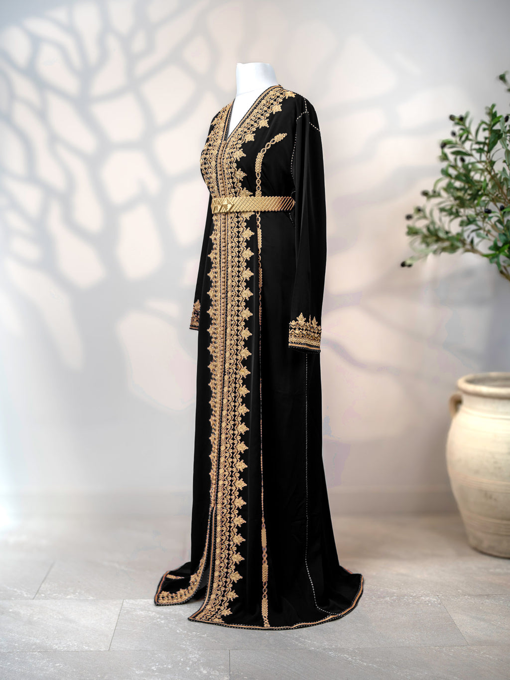 Kaftan Yamna in Black