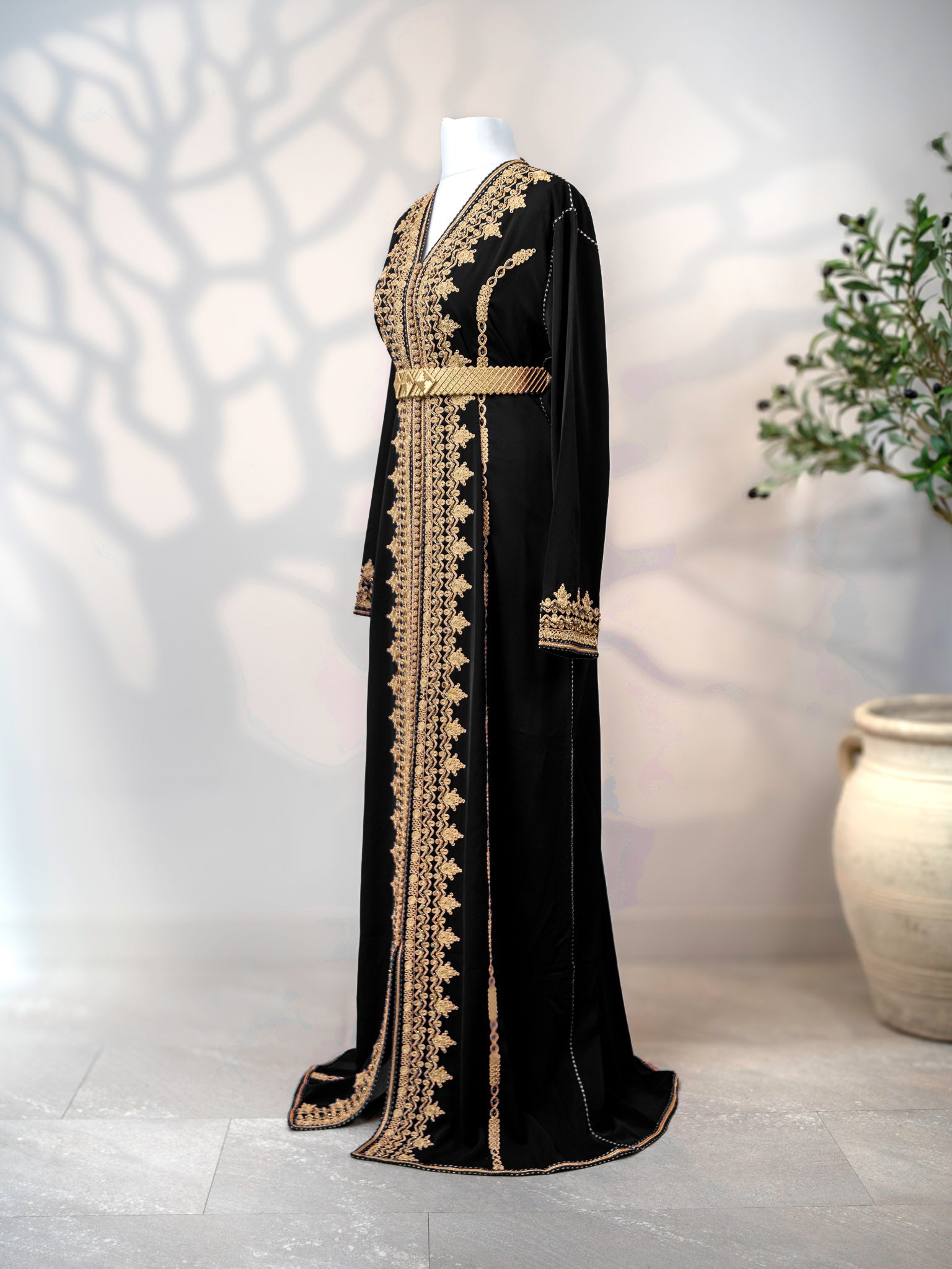 Kaftan Yamna in Black