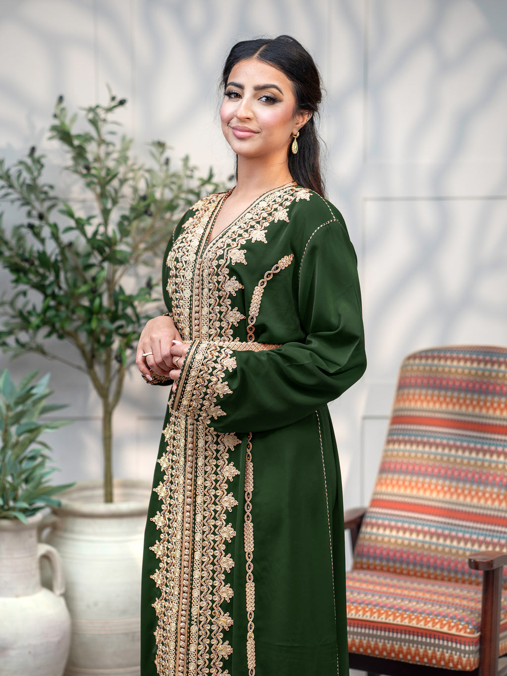 Kaftan Yamna in Green