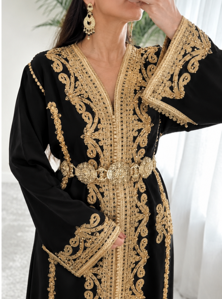 Kaftan Amira in Black