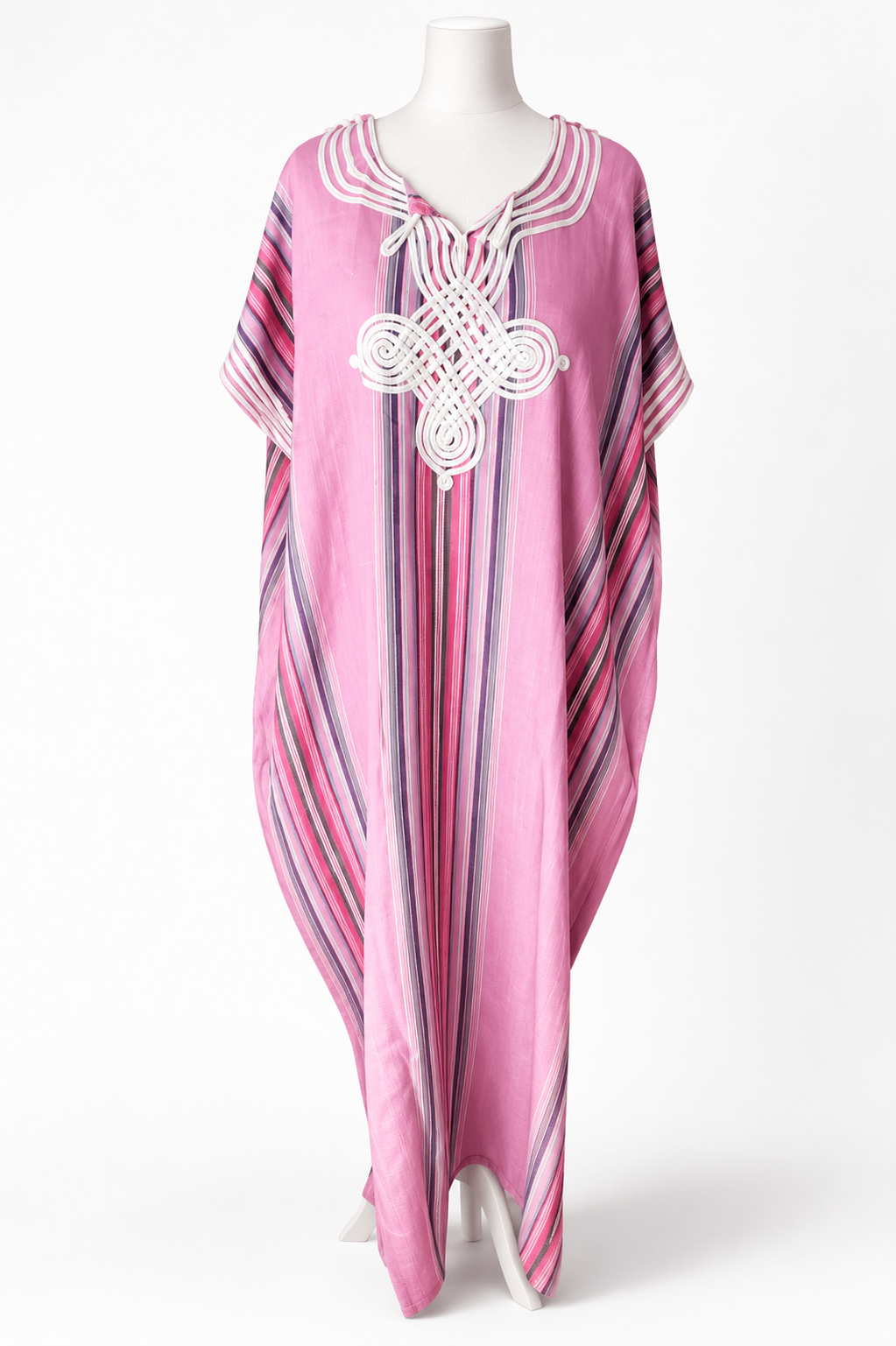 Moroccan Gandoura in pink